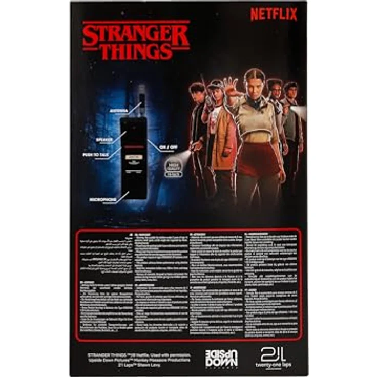 IMC TOYS Stranger Things Walkie-Talkies, Elektronisches Spielzeug für Kommunikation, 2er Set, Retro-Design – Bild 8