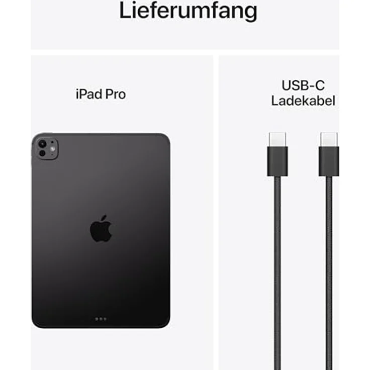 Apple iPad Pro 11" (2025) Wi-Fi + Cellular 256GB Space Schwarz – M5 Chip, Ultra Retina XDR Display, Modell ME2N4TY/A – Bild 6
