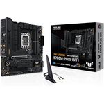ASUS TUF GAMING B760M-PLUS WIFI Mainboard Sockel Intel LGA 1700 (Intel B760, mATX, DDR5 Speicher, PCIe 5.0, 2x M.2, WiFi 6, Thunderbolt 4, Aura Sync)
