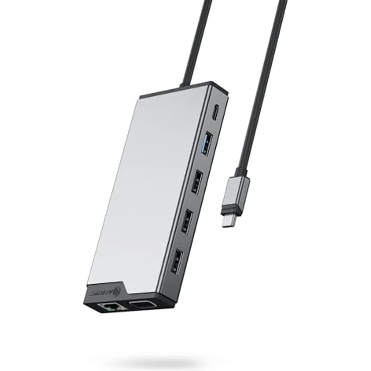 ALOGIC USB-C 12-IN-1 Triple Dockingstation mit Dual-Full-HD-Anzeige und 100 W Passthrough-Ladegerät – Bild 2