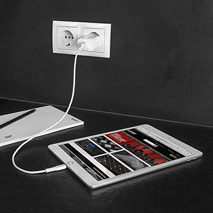 LINDY 73412 USB-Wandladegerät Typ A 18W, Fast Charging, kompaktes Design, weiß – Bild 4