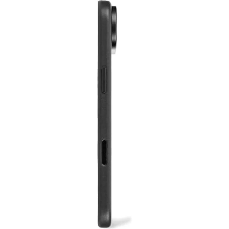 Decoded Lederhülle für iPhone 17 Air, Premium ECCO Leder, MagSafe kompatibel, vollständiger Kameraschutz, metallene Tasten, stoß- und kratzfest, schwarz – Bild 5