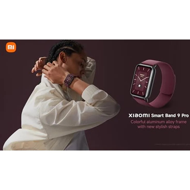 Xiaomi Smart Band 9 Pro Obsidian Black – 1.74" AMOLED, 1200 nits Helligkeit, 21 Tage Akku, 150+ Sportmodi, 5ATM Wasserfest, GNSS, Herzfrequenz & SPO₂-Sensor, Bluetooth 5.4, 60Hz Refresh – Bild 4