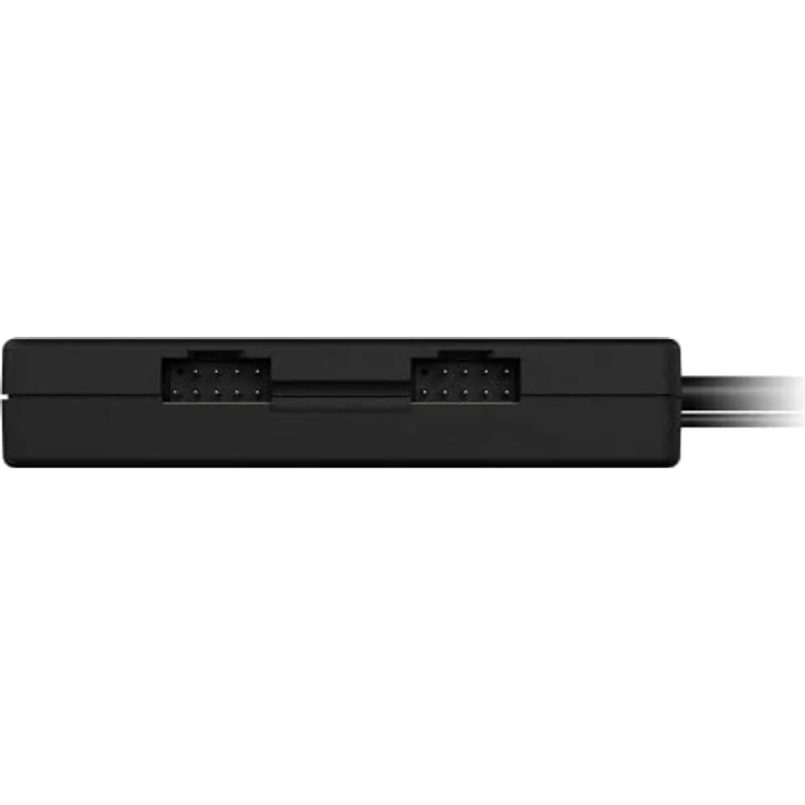 Corsair Interner 4-Port-Hub – 4X USB 2.0-Anschlüsse 9-polig – Einfache Anbringung per Magnet - Kompatibel mit meisten Intel- und AMD-Motherboards - Schwarz – Bild 5