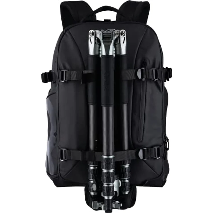 Rollei Fotoliner Ocean Pro: Großer Kamerarucksack in Schwarz aus 49 recycleten PET-Flaschen, Handgepäck-geeignet, inkl. Laptop-Fach, versetzbare Trennwände – Bild 4