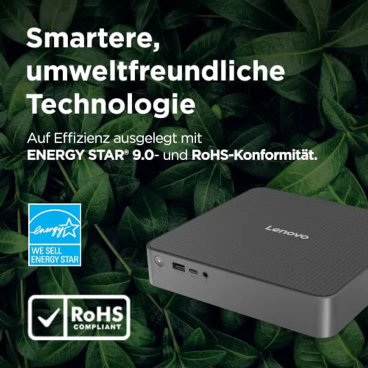 Lenovo IdeaCentre Mini 01IRH10R, Tiny Desktop-PC mit Intel Core i7 240H 2.5 GHz, 16 GB RAM, 512 GB SSD, WLAN Wi-Fi 6, Luna Gray – Bild 6