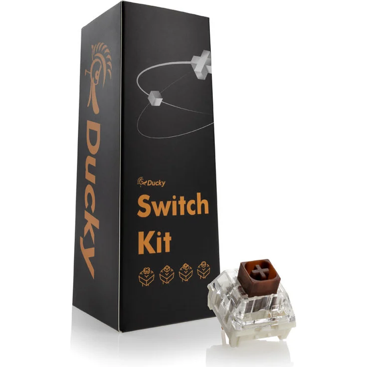 Ducky Kailh Box Brown Switches, mechanisch, 3-Pin, taktil, MX-Stem, 50g – 110 Stück