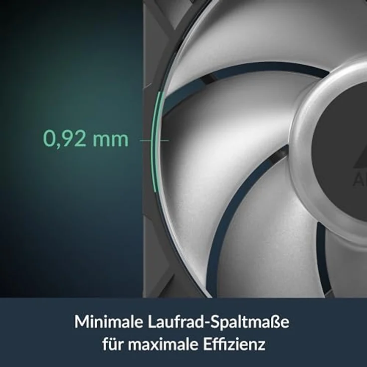 ARCTIC P14 Pro A-RGB PWM-Lüfter, 3er-Pack, 140mm, schwarz, hoher statischer Druck, adressierbare RGB-Beleuchtung, leises Fluidlager – Bild 7