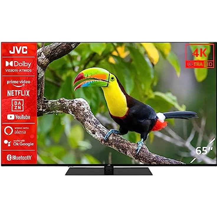 JVC LT-65VU6355 65 Zoll Fernseher / Smart TV (4K Ultra HD, HDR Dolby Vision, Triple-Tuner, Bluetooth, Dolby Atmos) [2023] – Bild 1