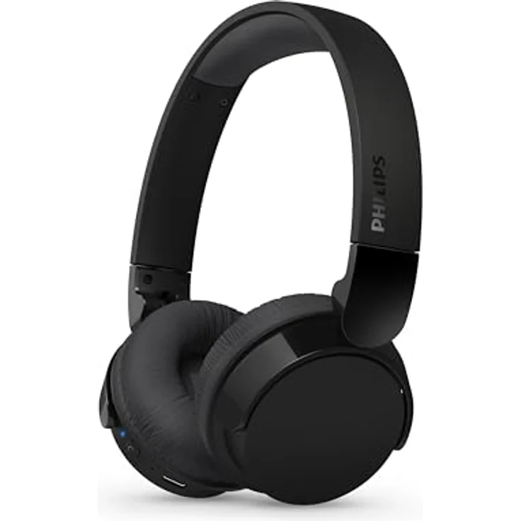 Philips TAH3209BK Leichter Bluetooth-Kopfhörer mit passiver Geräuschisolierung – 25 Stunden Spielzeit, dynamischer Bass, Schwarz – Bild 1