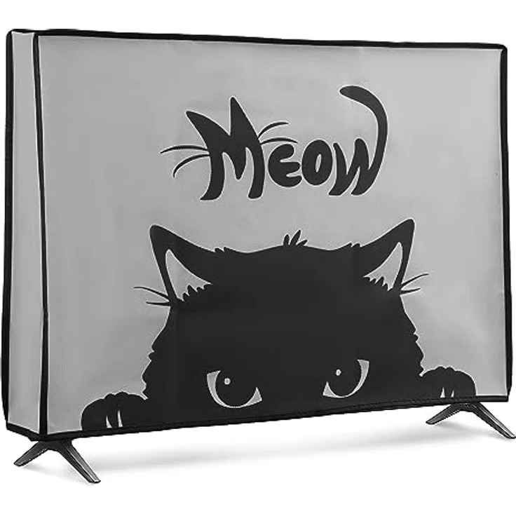 kwmobile Abdeckhaube 43" TV Hülle - Bildschirmschutz mit Reißfestigkeit und flexibler Stoffstruktur – Bild 1