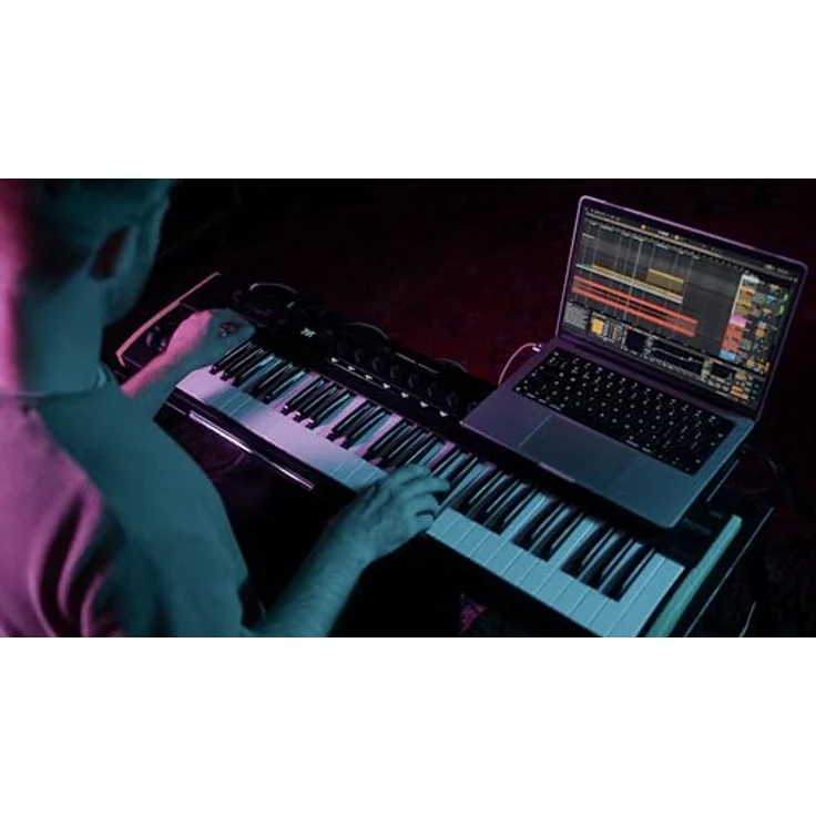 KORG KEYSTAGE-49 - Keystage 49 Key Poly AT MIDI Controller Tastatur – Schwarz, halbgewichtete Tastatur, MIDI 2.0 Property Exchange, MPE, tragbar – Bild 4