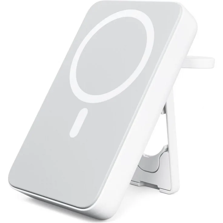Alogic Lift 4-in-1 Wireless Powerbank, 10.000 mAh, kabelloses Laden für bis zu 4 Geräte, MagSafe-kompatibel, Weiss
