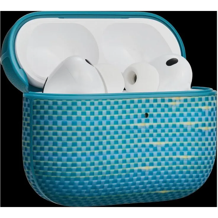 Pitaka APM2505, Hülle aus Aramidfaser und PU-Leder mit integriertem Magnet für MagSafe, blau