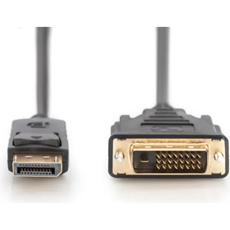 Assmann DisplayPort adapter cable. DP - DVI (24+1) M/M. 2.0m. w/interlock. DP 1.1 compatible. UL. bl. w/o shielding. 32AWG (AK-340306-020-S) - Preisvergleich – Bild 4