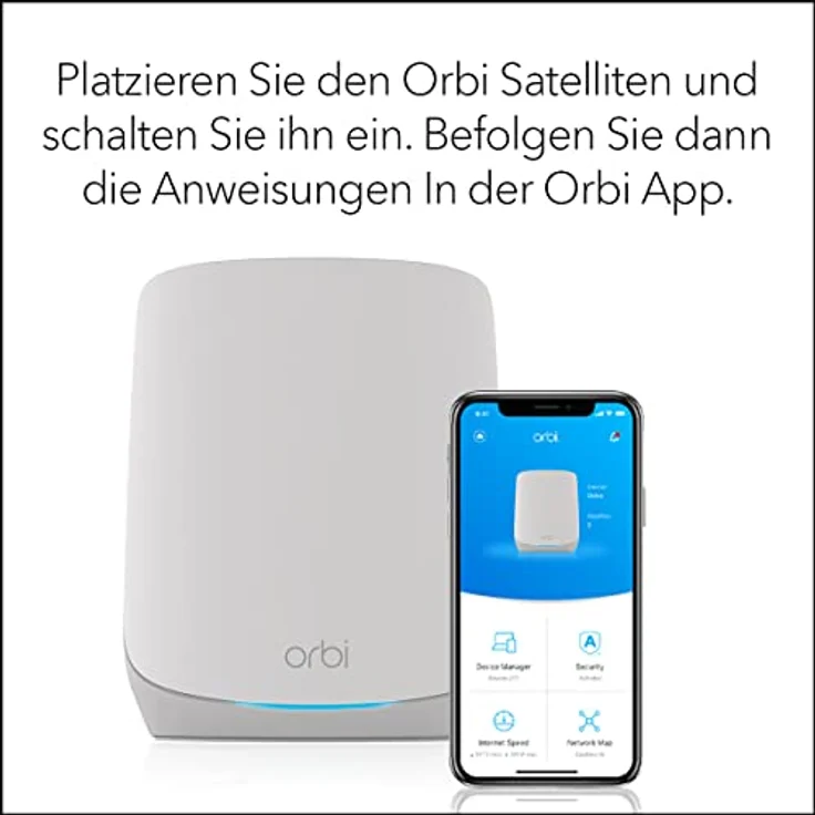 Netgear Orbi WiFi 6 AX5400 Tri-Band WLAN-Mesh Zusatzsatellit – Bild 5