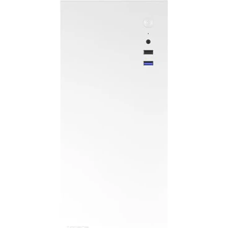 Mars Gaming Tacens NOVAX, Micro-ATX PC-Gehäuse mit robustem Ganzmetall-Design, 80mm Lüfter, große Kapazität, Weiß – Bild 3