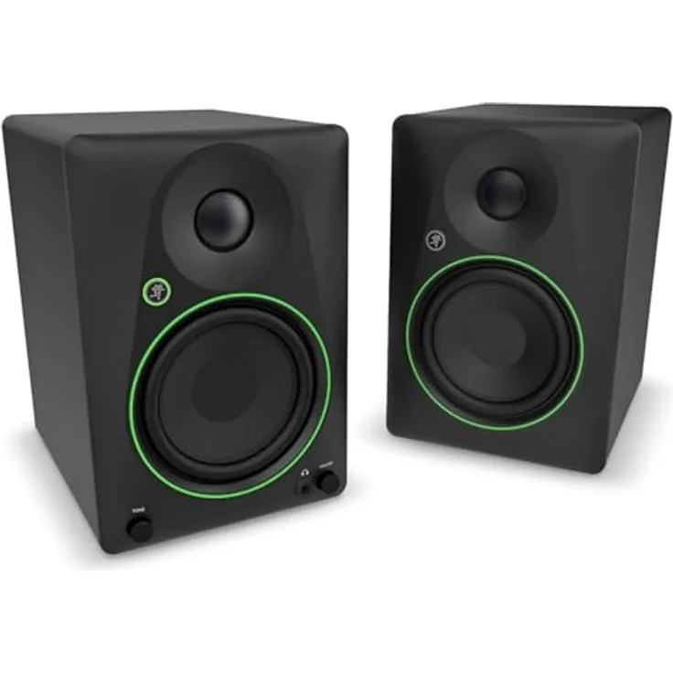 Mackie CR5BT, Aktiver Studiomonitor mit Bluetooth und ausgewogener Klangqualität, schwarz