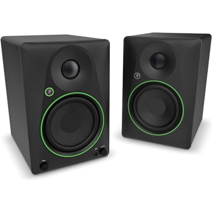 Mackie CR5BT, Aktiver Studiomonitor mit Bluetooth und ausgewogener Klangqualität, schwarz – Bild 1