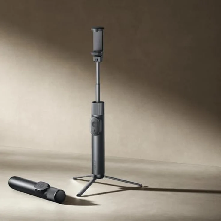 Xiaomi Selfie Stick Tripod Mini, flexibler Stativ mit integriertem Bluetooth-Auslöser, Schwarz – Bild 4