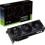 ASUS ProArt GeForce RTX 4080 OC Edition 16GB GDDR6X Gaming Grafikkarte (NVIDIA GeForce RTX4080, DLSS 3, PCIe 4.0, 1x HDMI 2.1a, 3X DisplayPort 1.4a, PROART-RTX4080-O16G)