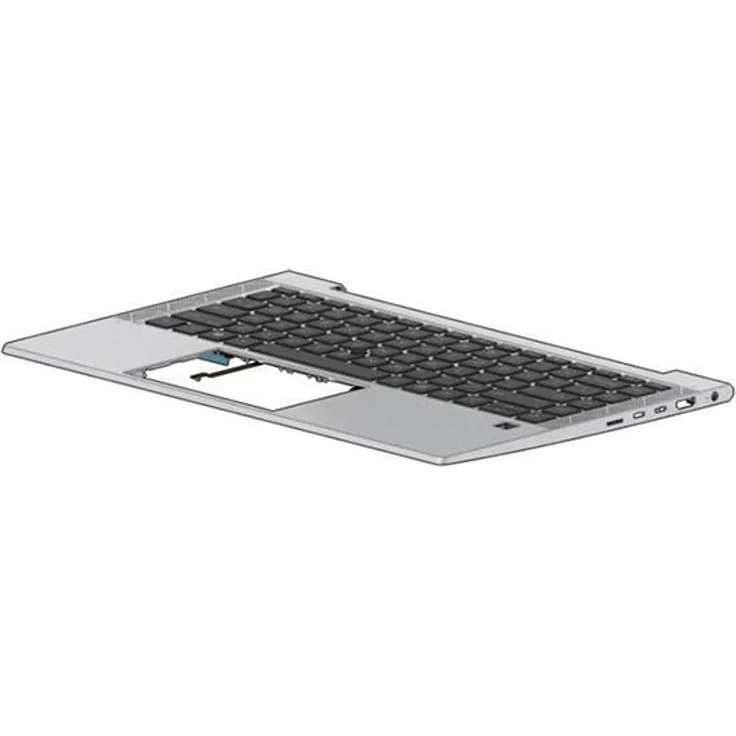 HP M07090-061 Gehäusebasis + Tastatur für EliteBook 840 G7, Italienisch mit Hintergrundbeleuchtung