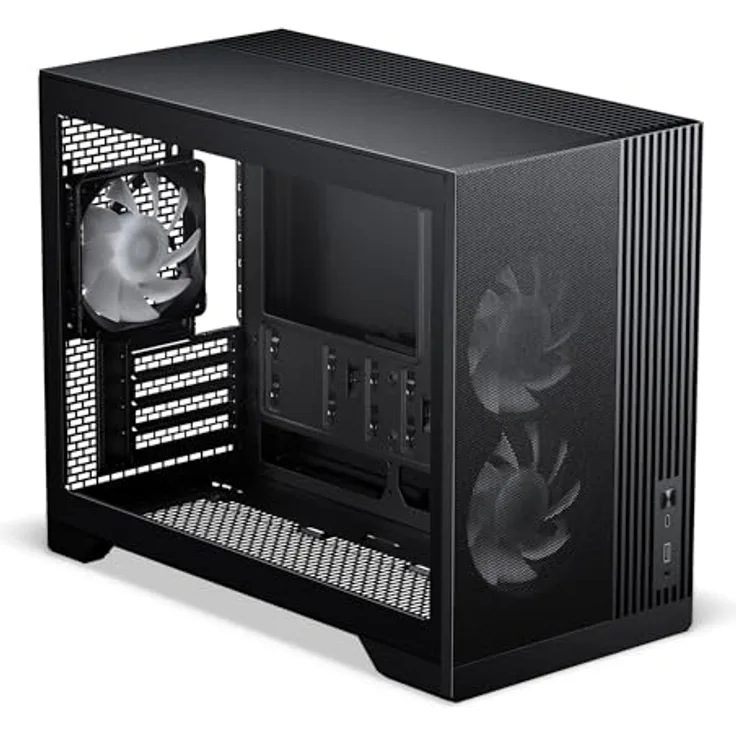 Phanteks XT M3 RGB, PC-Gehäuse in Schwarz, unterstützt Mini-ITX und mATX, Sichtfenster, bis zu 9 Lüfter, maximale Grafikkartenlänge 430 mm