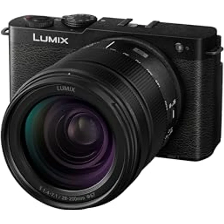 Panasonic Lumix DC-S9, Vollformat Systemkamera 24 MP mit 28-200 mm Objektiv, Jet Black – Bild 2