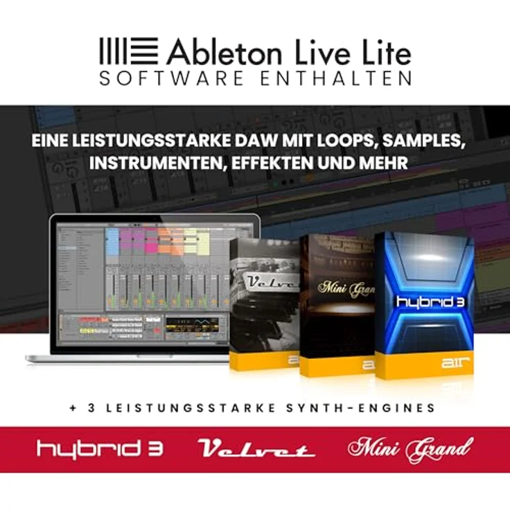 AKAI Professional APC40 MKII - USB Powered Ableton Live Performance Controller mit 5x8 Clip Launch Matrix, Fadern, Reglern, Crossfader und Software – Bild 9