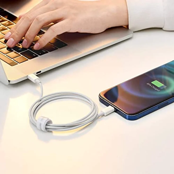 Baseus Superior Schnell-Ladekabel USB auf Lightning, 2,4A, 1,5m, weiß, für schnelle Datenübertragung und erweiterten Schutz – Bild 9