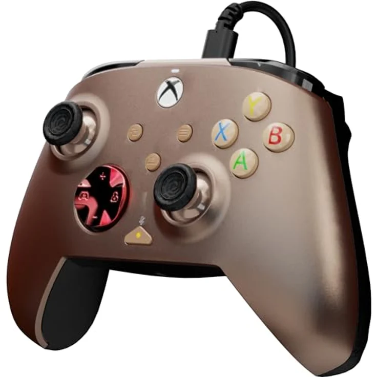 pdp Rematch Nubia Bronze Xbox Series X Controller mit Dual Rumble Motors, Golden One Size – Bild 1