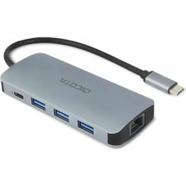 DICOTA USB C 8-in-1 Multi Hub, 4K PD 100W für verbesserte Konnektivität – Bild 3