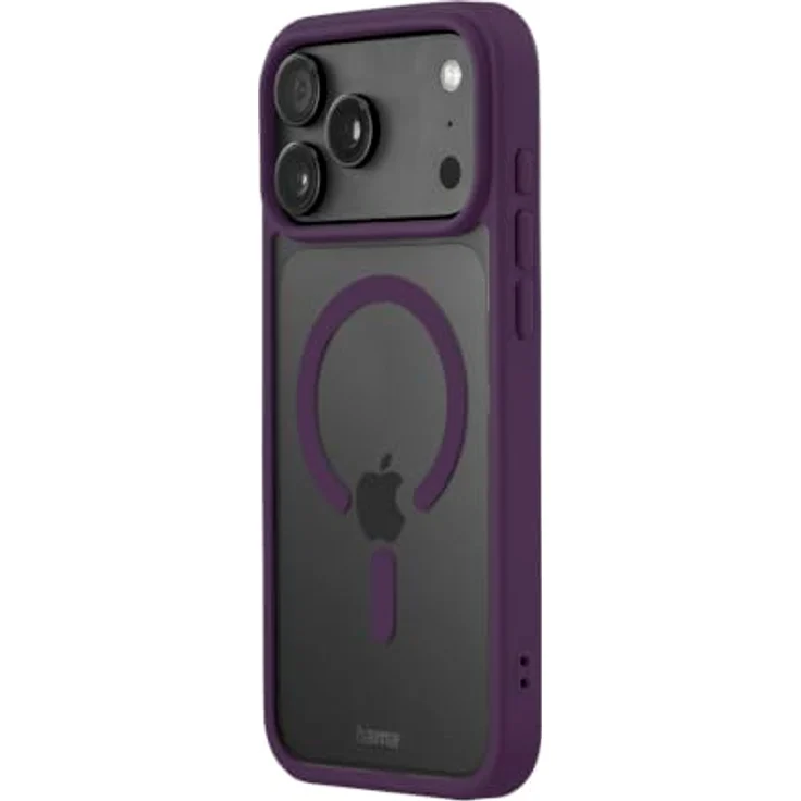Hama 232468 Frame Protect Cover für Apple iPhone 17 Pro Max / 18 Pro Max, magnetisch, Rot, Transparent – Bild 2