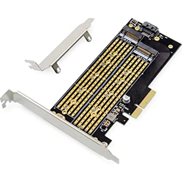 DIGITUS IO-Karte - PCIe - M.2 NGFF / NVMe Schnittstellenkarte - 2-Port - M.2 (2230, 2242, 2260, 2280 & 22110) – Bild 4