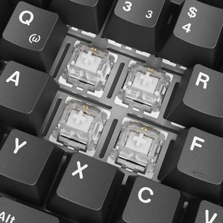 Sharkoon OfficePal KB70W Silent, kabellose mechanische Tastatur mit PBT-Tastenkappen, RGB-Beleuchtung und leiser Dämpfung – Bild 8