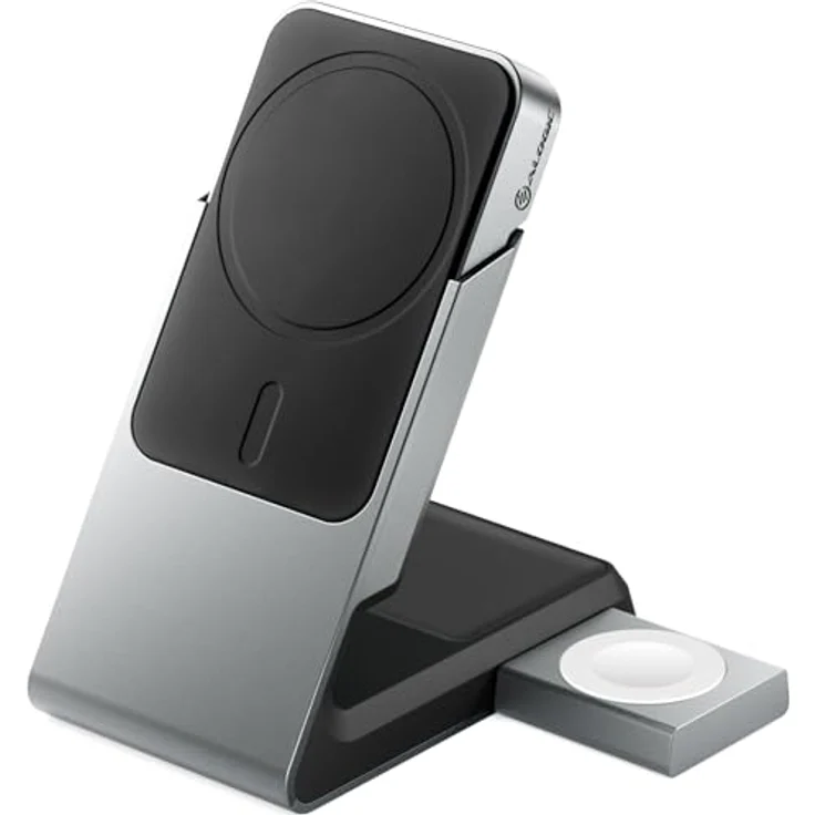 Alogic Matrix+ Wireless 3-in-1 Ladestation MagSafe + Vent Mount, Wireless Charger, Weiss – Bild 5