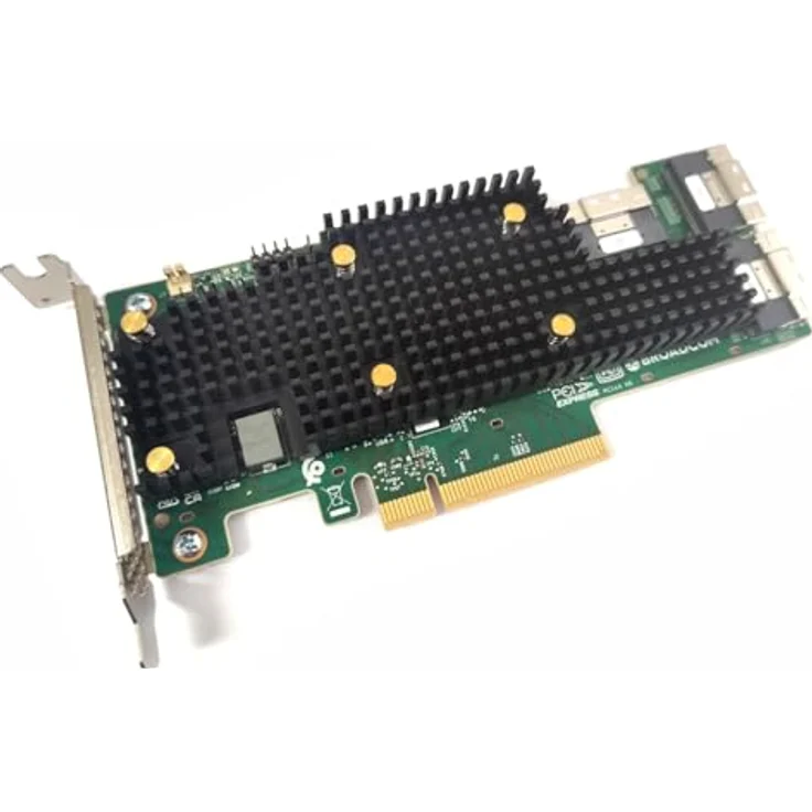 Broadcom BCM HBA 9600-24i SAS/SATA/NVMe, Schnittstellenkarte mit langer Haltbarkeit – Bild 3