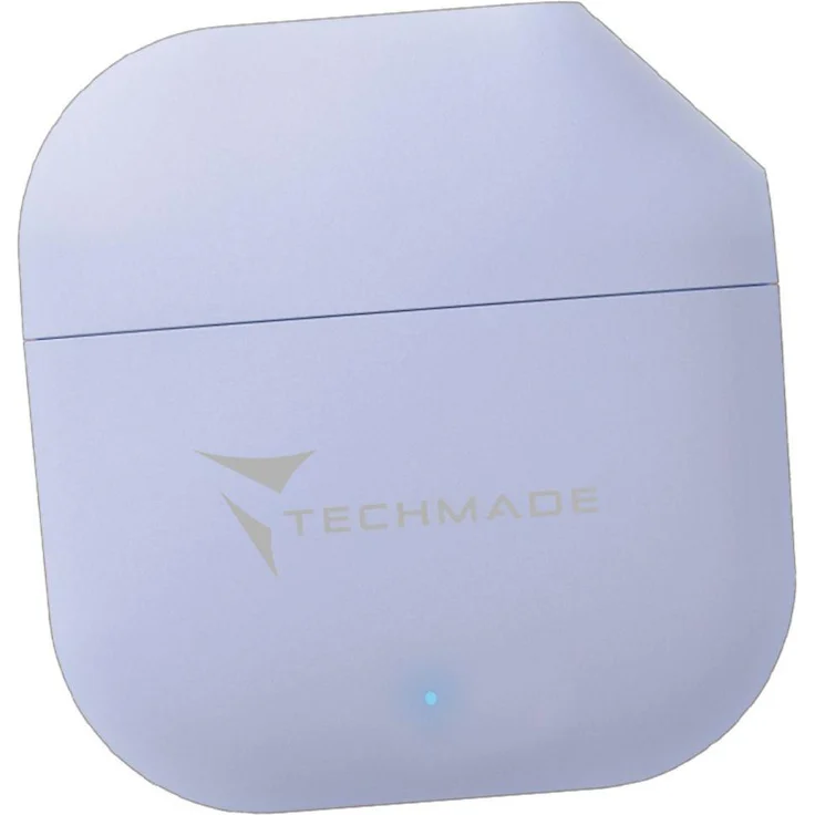 Techmade Kabellose In Ear Kopfhörer mit Ladebox, Noise-Cancelling, weiß