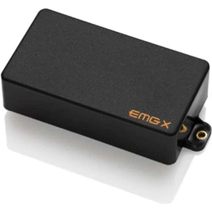 EMG EMG 89XR Black, aktiver Humbucker & Single Coil E-Gitarren-Tonabnehmer mit lötfreier Installation, Schwarz – Bild 1