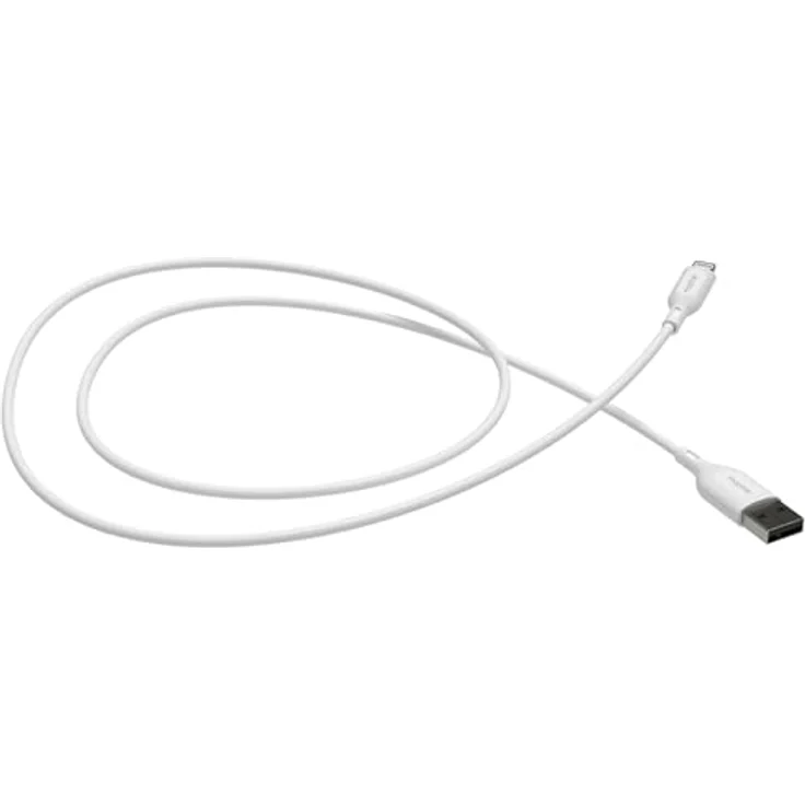 Mophie essentials USB-Kabel Lightning (M) zu USB (M), 1 m, USB Power Delivery (12W), weiß – Bild 4