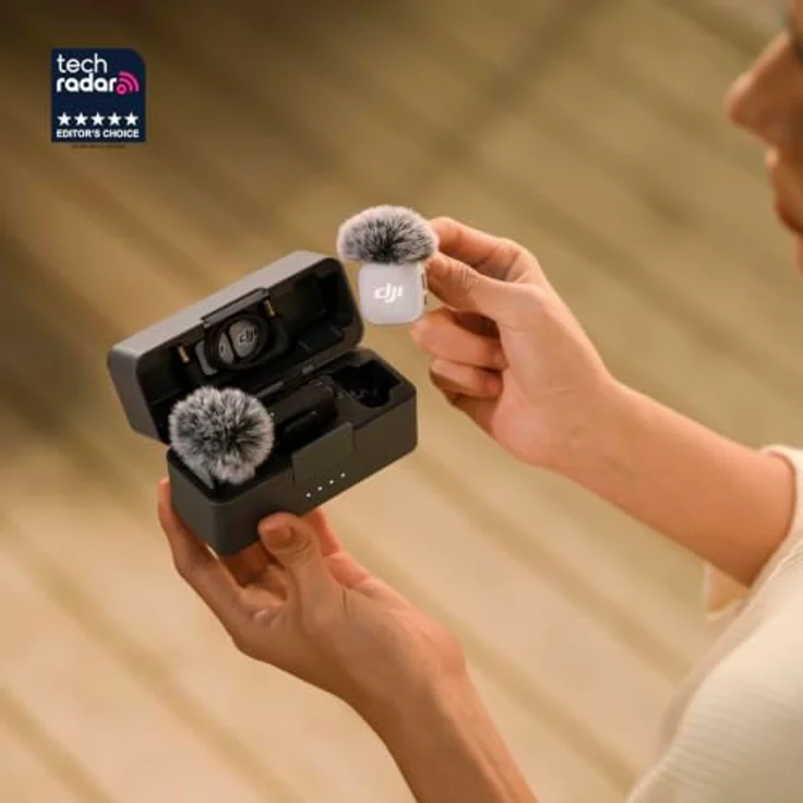 DJI Mic Mini 2, Kompaktes drahtloses Mikrofon mit 2 TX, 1 RX, Ladeschale und 48 Stunden Betriebszeit – Bild 2