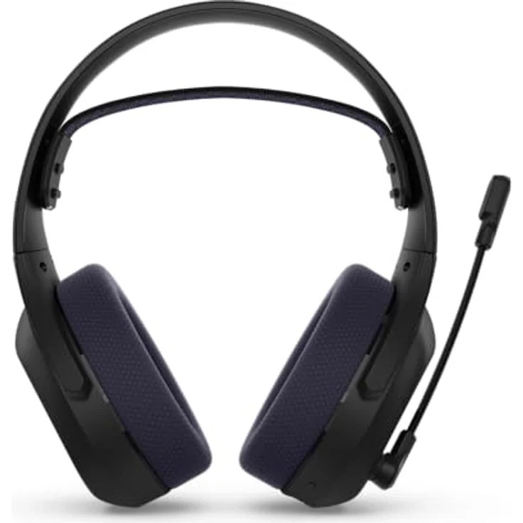 Lenovo Legion H410, Wireless Gaming Headset mit 40-mm-Treibern, extrem niedriger Latenz und klappbarem Mikrofon, schwarz-dunkelviolett – Bild 2