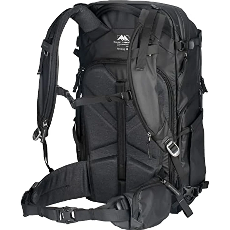 Summit Creative Tenzing Zip Top Backpack 25l, wasserabweisender Fotorucksack mit seitlichem Zugriff und Laptopfach bis 13,3", schwarz – Bild 3