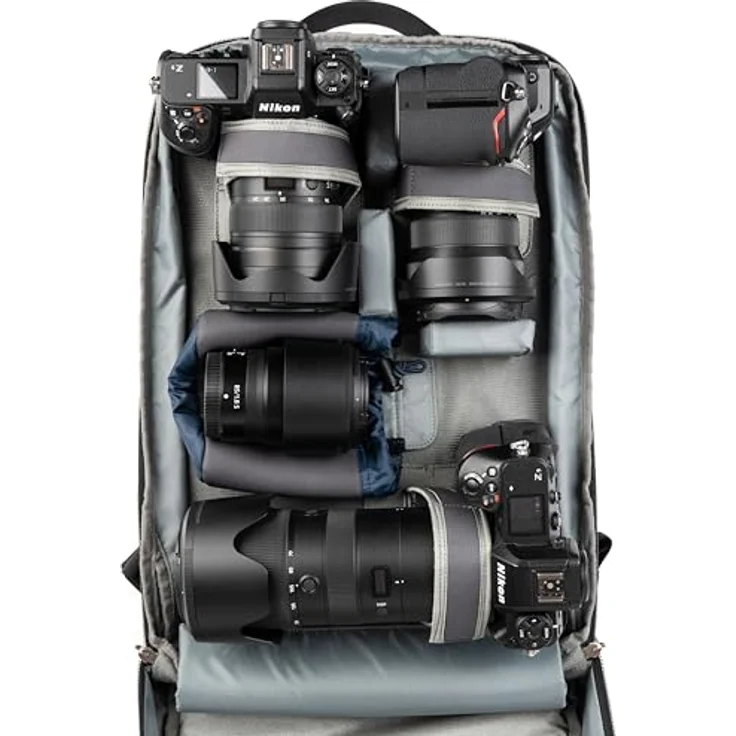 Think Tank Shape Shifter 37L, Fotorucksack mit anpassbarem Innendesign, wasserabweisend, Schwarz – Bild 6