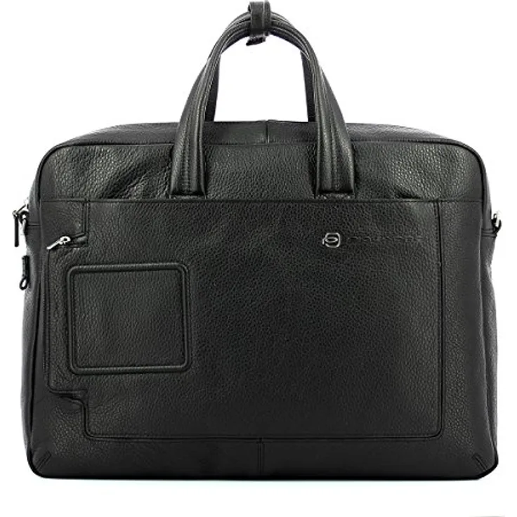 Piquadro Unisex-Erwachsene OUTCA3147VI/N Aktentasche mit Zwei Griffen mit PC iPadiPadAir-Halterung, Nero