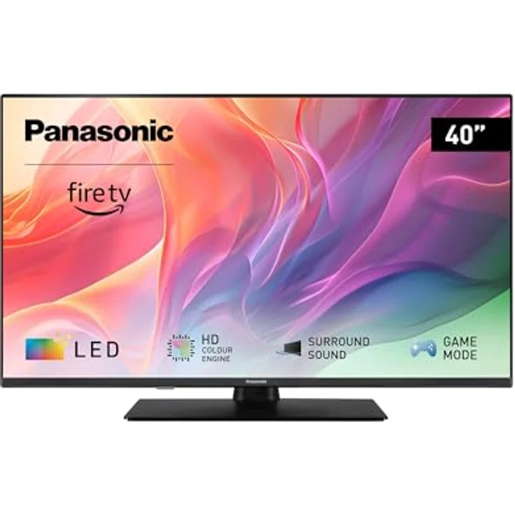 Panasonic TV-40S55AEZ, S55A Serie 40 Zoll Full HD LED Smart TV, 2024, Fire TV, HD Color Engine, HDR, Alexa Sprachsteuerung, Gaming-Modus, Media Player, in Schwarz - für ein außergewöhnlich visuelles Erlebnis – Bild 1