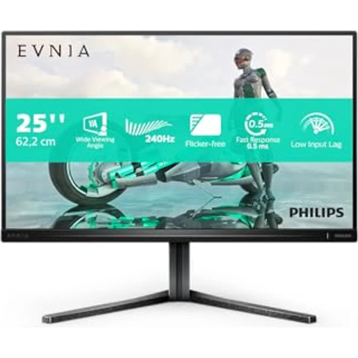 Philips Evnia 25M2N3200W - 25 Zoll FHD Gaming Monitor, 240 Hz, 1 ms GtG, FreeSync Premium, dunkelgrau – Bild 2