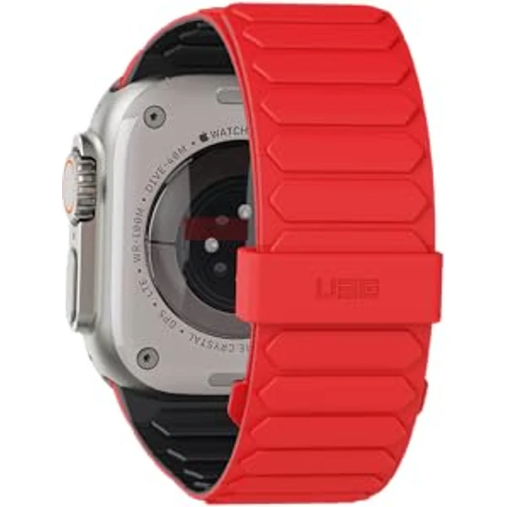 UAG Pathfinder Strap für Apple Watch, 42-49 mm, Ash Grey, Soft-Touch-Silikon mit magnetischem Verschluss – Bild 5