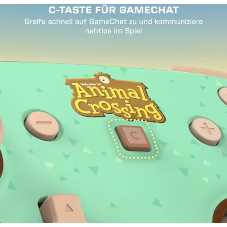 Turtle Beach Rematch Wireless RGB Animal Crossing, Wireless Controller für Nintendo Switch 2 mit 4 RGB Modi und bis zu 40 Stunden Akkulaufzeit – Bild 5