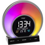 Tfa Funk-Radiowecker TFA 60.2026.01 SOLUNA Lichtwecker mit Farbwechsel und Raumklima